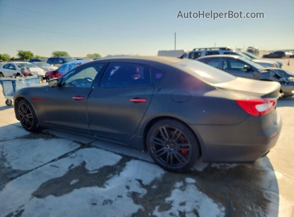 ZAM56RPL4H1226634 2017 MASERATI QUATTROPOR Gray Trasero derecho