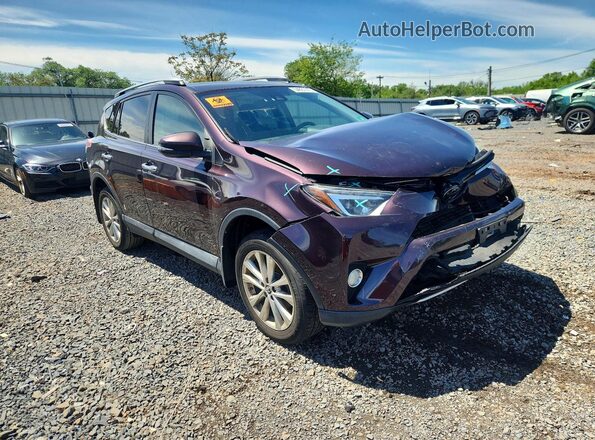 2T3DFREV2JW835393 2018 TOYOTA RAV4 Burgundy Vista frontal