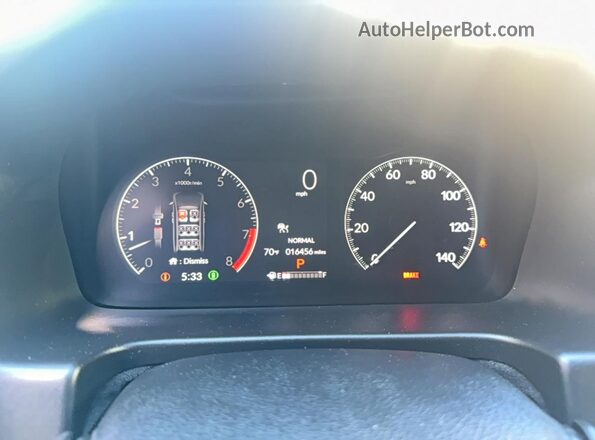 5FNRL6H72SB011329 2025 HONDA ODYSSEY Серый Вид щитка приборов
