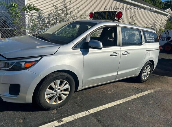 KNDMA5C1XH6264741 2017 KIA SEDONA Серый Задняя левая четверть