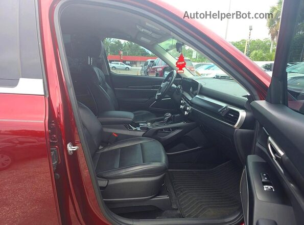 5XYP6DGC7PG388692 2023 KIA TELLURIDE Темно-бордовый Вид сзади