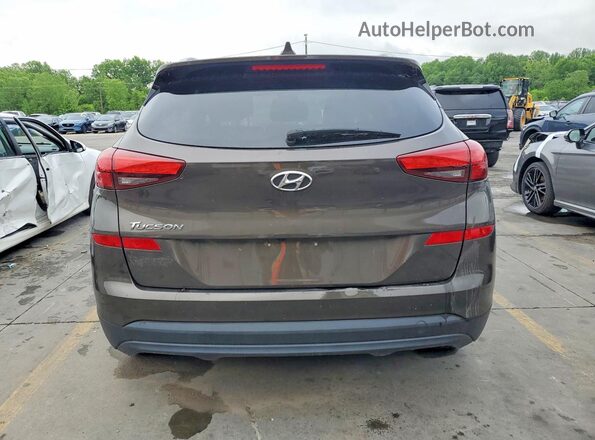 KM8J33A47KU977917 2019 HYUNDAI TUCSON Коричневый Вид салона спереди