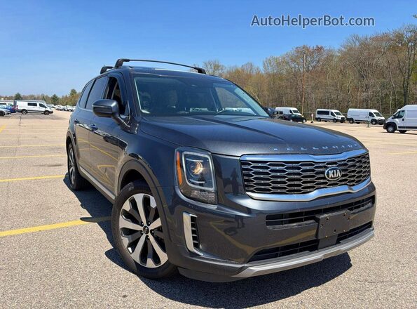 5XYP6DHC3LG037187 2020 KIA TELLURIDE Серый Задняя левая четверть