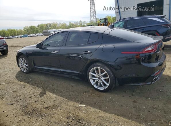 KNAE15LA3J6017360 2018 KIA STINGER Черный Задняя правая четверть