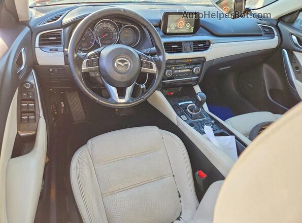 JM1GJ1W52G1472466 2016 MAZDA 6 Синий Вид щитка приборов