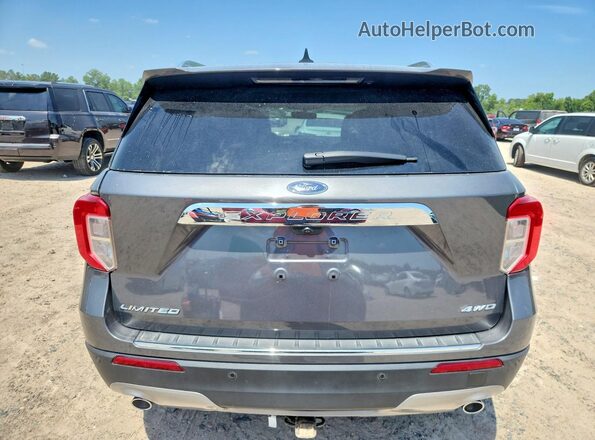 1FMSK8FH0PGA59903 2023 FORD EXPLORER Серый Вид сзади