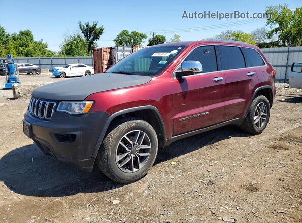 1C4RJEBG6KC656491 2019 JEEP CHEROKEE Red წინა მარცხენა ხედი სამი მეოთხედიდან