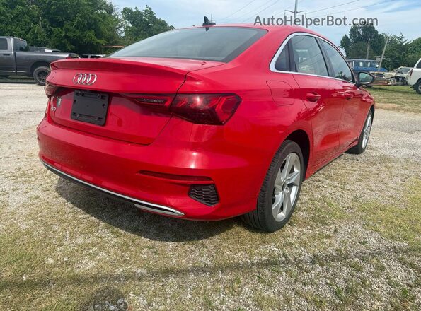 WAUAUDGY8NA038487 2022 AUDI A3 Red Front view