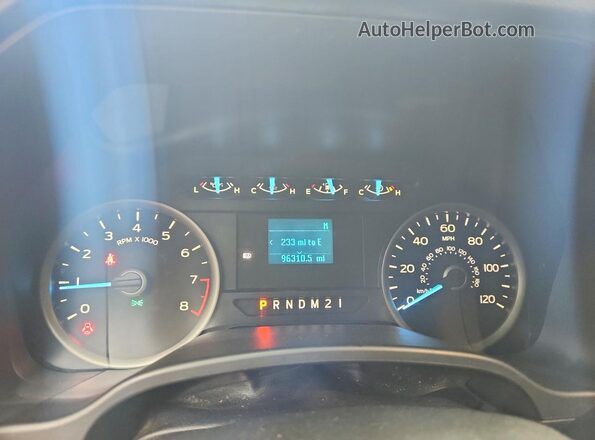 1FTEX1EB9KFB64879 2019 FORD F150 Белый Вид щитка приборов