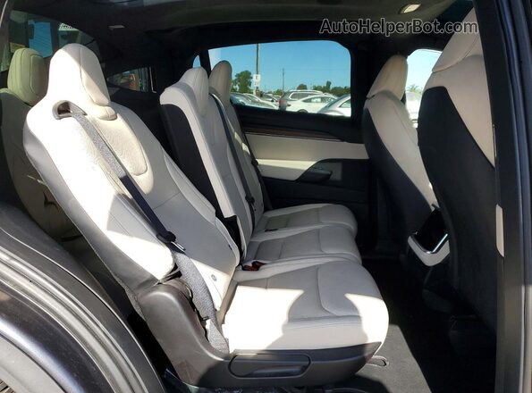 7SAXCAE58PF386925 2023 TESLA MODEL Серый Вид задней части салона