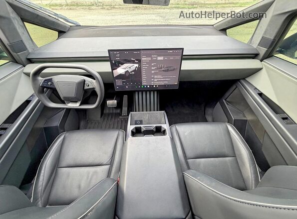 7G2CEHEE3RA048554 2024 TESLA CYBERTRUCK Gray Вид задніх сидінь