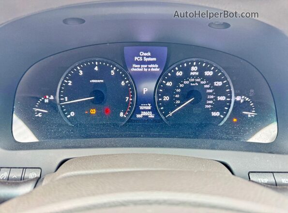 JTHBL5EF2H5143975 2017 LEXUS LS500 Золотой Вид щитка приборов