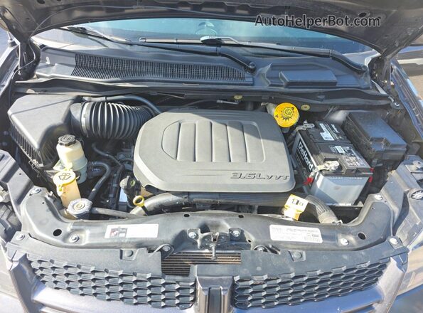2C4RDGEGXKR760102 2019 DODGE GRAND Серый Вид панели приборов