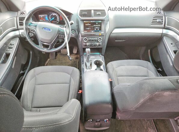 1FM5K8D83GGB13839 2016 FORD EXPLORER Темно-бордовый Вид щитка приборов