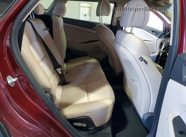 KM8J3CA49HU504495 2017 HYUNDAI TUCSON Red Вид підкапотного простору