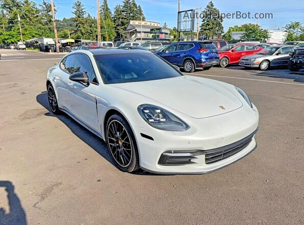 WP0AA2A71HL103883 2017 PORSCHE PANAMERA Белый Задняя левая четверть