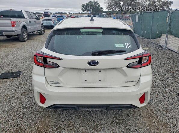 JF1GUABC8S8319737 2025 SUBARU IMPREZA White Widok wnętrza z przodu