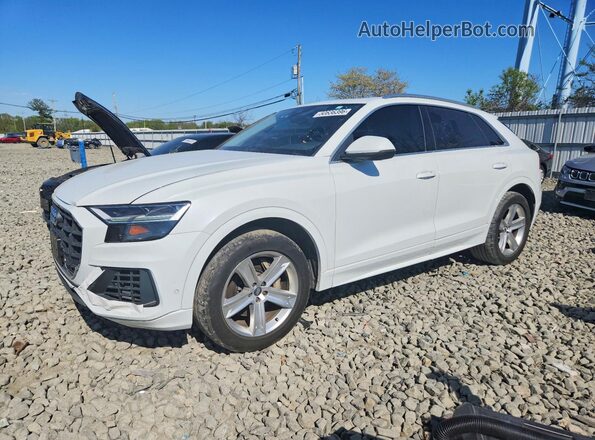 WA1AVAF14KD010533 2019 AUDI Q8 Белый Задняя левая четверть
