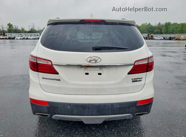 KM8SRDHF4GU138265 2016 HYUNDAI SANTA White Widok wnętrza z przodu