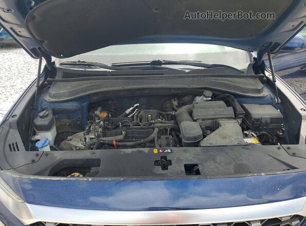 5NMS23AD5KH106937 2019 HYUNDAI SANTA Blue Vista de la etiqueta del VIN