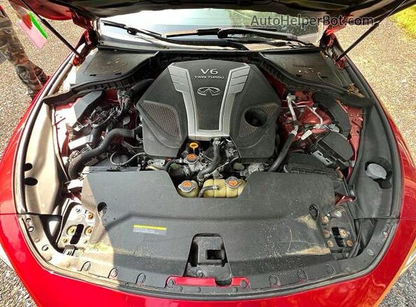 JN1FV7EL1HM701404 2017 INFINITI Q60 Red Widok wnętrza z przodu