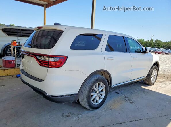 1C4RDJAG7KC606541 2019 DODGE DURANGO Белый Передняя правая четверть