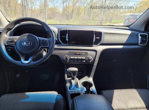 KNDPMCAC5H7241438 2017 KIA SPORTAGE Blue Widok tylnych siedzeń