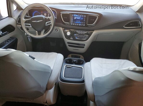 2C4RC1GG1HR695551 2017 CHRYSLER PACIFICA Кремовый Вид щитка приборов