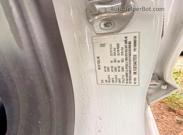 5YJ3E1EA4LF797316 2020 TESLA MODEL 3 Белый Вид задней части салона