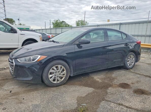 5NPD74LF7JH253504 2018 HYUNDAI ELANTRA Серый Задняя левая четверть
