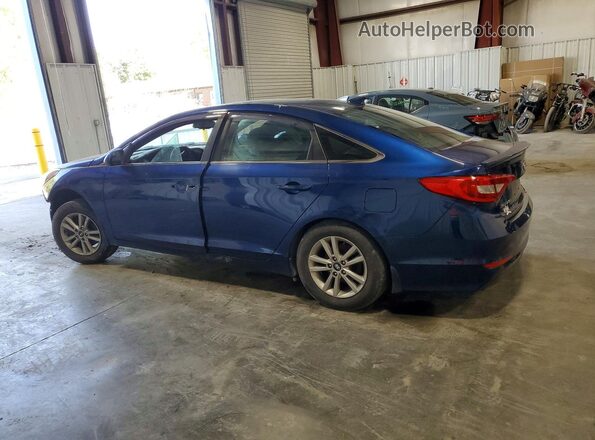 5NPE24AF1GH308558 2016 HYUNDAI SONATA Синий Задняя правая четверть