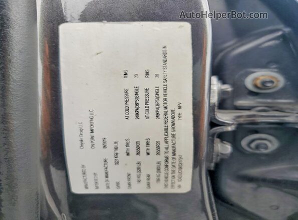 1C4SDJCT6KC817547 2019 DODGE DURANGO Charcoal 