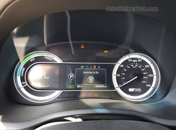 KNDCE3LC5H5079718 2017 KIA NIRO Черный Вид задних сидений