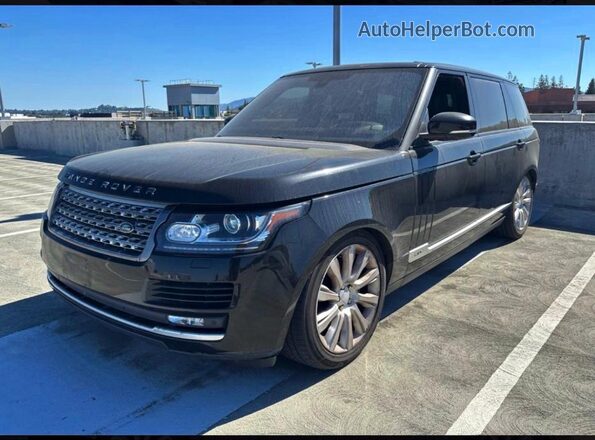 SALGS3EF2GA248576 2016 LAND ROVER RANGE Black Tył prawy