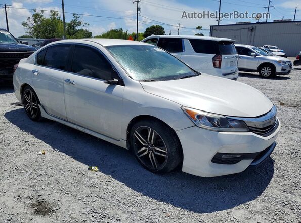 1HGCR2F16HA231331 2017 HONDA ACCORD Белый Вид спереди
