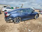 2018 Honda Civic Touring Синий vin: JHMFC1F99JX011972