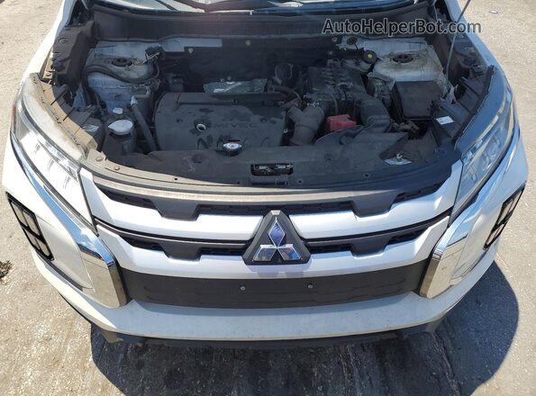 JA4AP3AU6LU016729 2020 MITSUBISHI OUTLANDER White Widok naklejki z numerem VIN