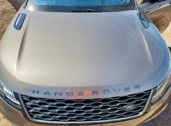 SALYL2RV2JA747754 2018 LAND ROVER RANGE Tan ძრავის განყოფილების ხედი
