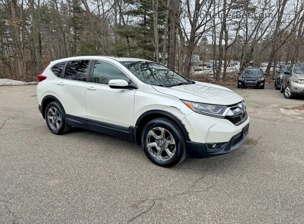 2HKRW2H85JH602943 2018 HONDA CR-V White Vista tres cuartos delantera izquierda