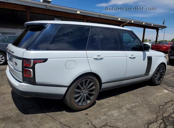 SALGS2SVXJA515976 2018 LAND ROVER RANGE Белый Передняя правая четверть