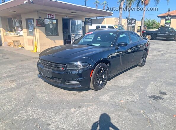 2C3CDXBGXNH212593 2022 DODGE CHARGER Black Tył prawy