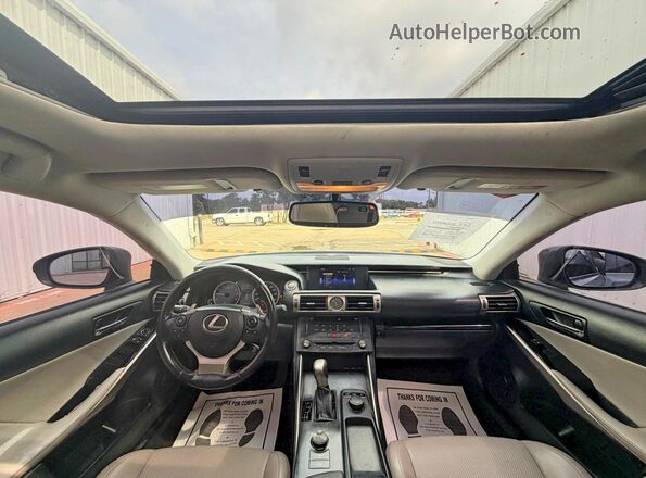 JTHBA1D28G5008169 2016 LEXUS IS Серый Вид задних сидений