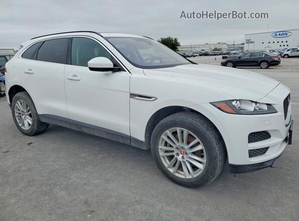 SADCK2EV7JA252996 2018 JAGUAR F-PACE Белый Вид спереди