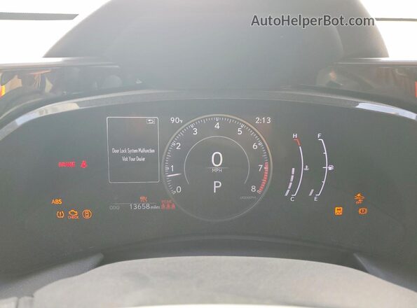 2T2ADCAZ0RC007052 2024 LEXUS NX Красный Вид щитка приборов