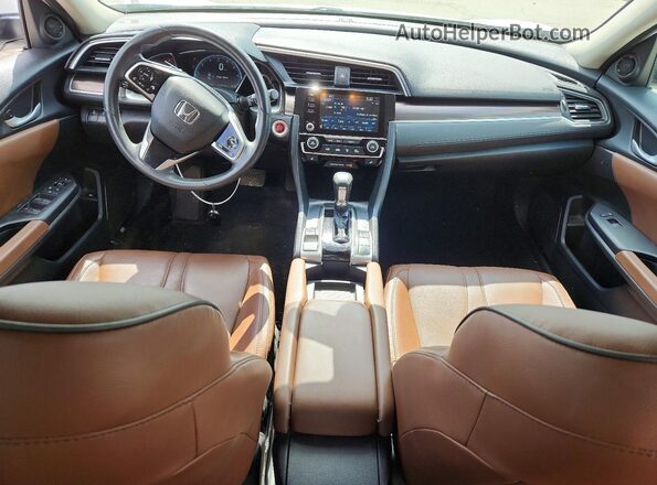 19XFC1F30KE215042 2019 HONDA CIVIC White Widok zestawu wskaźników