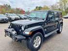 2020 Jeep Wrangler Unlimited Sport Черный vin: 1C4HJXDN1LW204256
