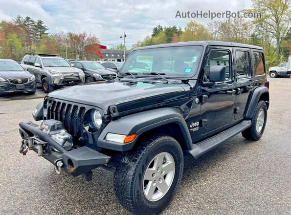 1C4HJXDN1LW204256 2020 JEEP WRANGLER Черный Задняя левая четверть