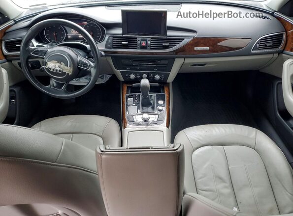 WAUGFAFC7GN132557 2016 AUDI A6 Синий Вид щитка приборов