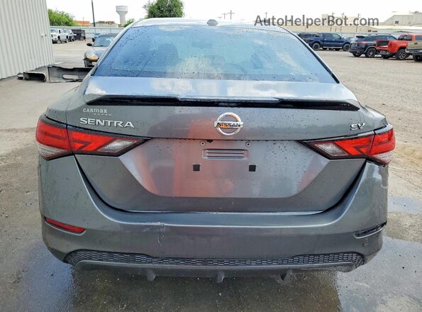 3N1AB8CV9MY220966 2021 NISSAN SENTRA Серый Вид сзади
