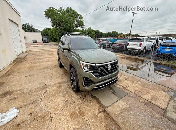 1V2FR2CA3SC556366 2025 VOLKSWAGEN ATLAS Green Przód lewy